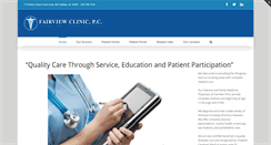 Desktop Screenshot of fairview-clinic.com